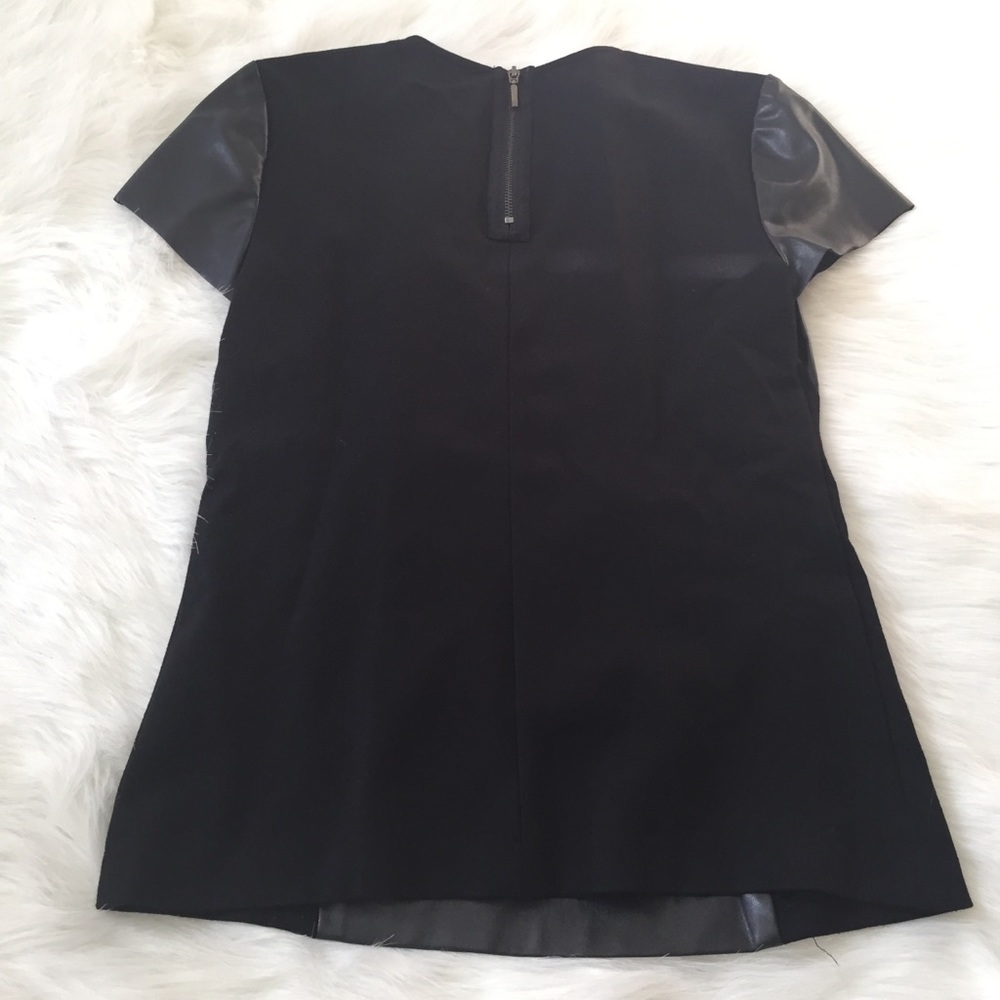 CYNTHIA STEFFE • faux leather top - Picture 6 of 6